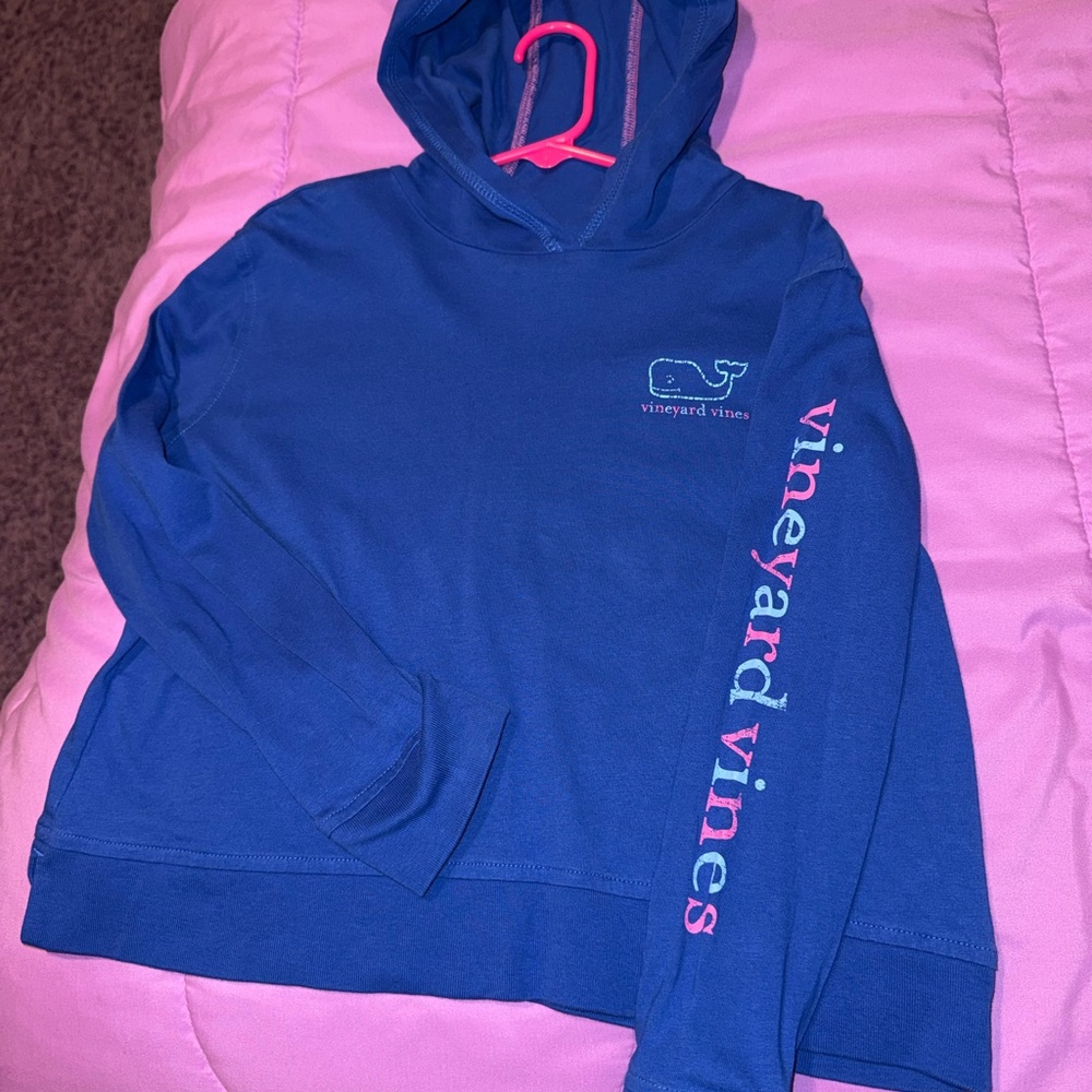 Vineyard Vines Royal Blue Hoodie with Logo